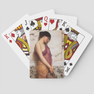 Tamburinflicka av John William Godward Spelkort