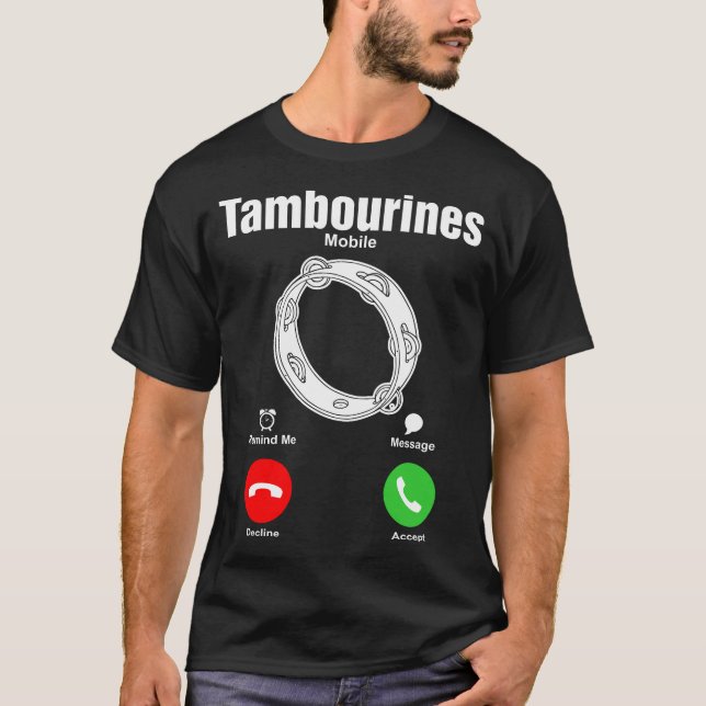TamburinmobilTshirt T Shirt (Framsida)