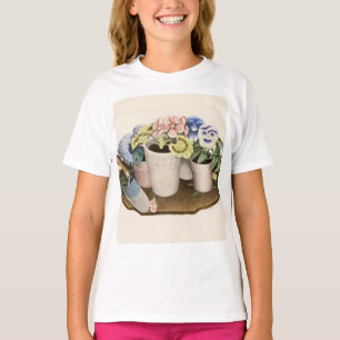 Tame Flowers by Grant Wood T Shirt