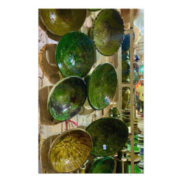 Tamegroute Pottery - Marrakech, Marocko Fototryck