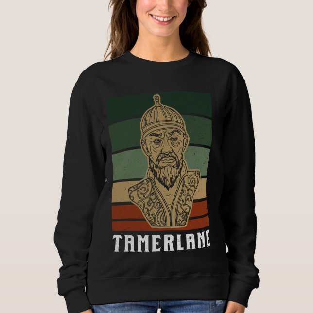 Tamerlane Mongol, det gamla Afghanistan Mongoliska T Shirt (Framsida)