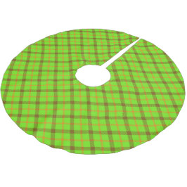 Tami Kaye Plaid Julgransmatta Borstad Polyester