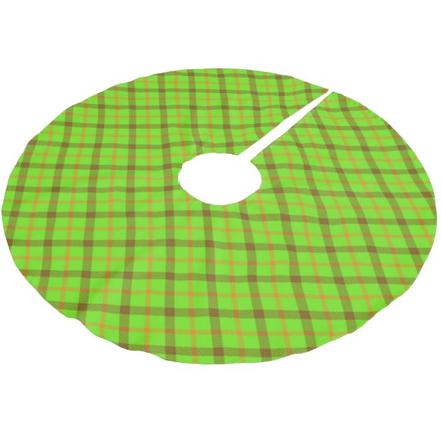 Tami Kaye Plaid Julgransmatta Borstad Polyester (Vinklad)