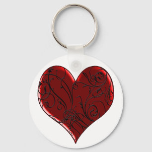 Taminerad Heart-Nyckelring Nyckelring