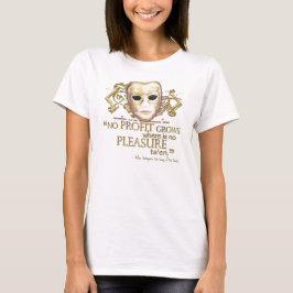Tämja av Shrewcitationstecknet (den guld- Tee Shirt