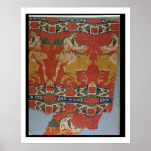 Tämja av vilddjur, Byzantinetapestryfrag Poster