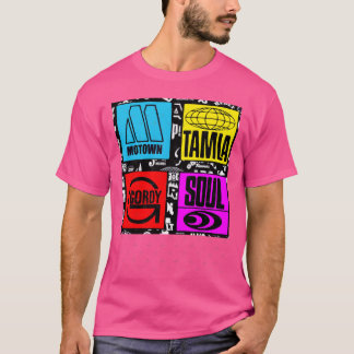 Tamla soul Motown Gordy vintage skivmärkes collage T Shirt
