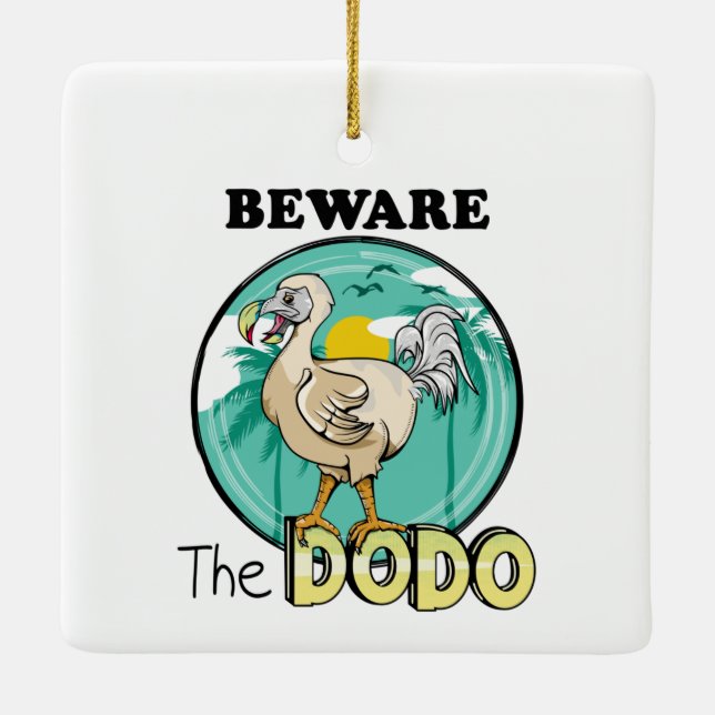 Tammal Ddo tropiska ön Julgransprydnad Keramik (Baksida)