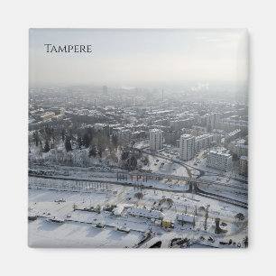 Tammerfors på vintern magnet