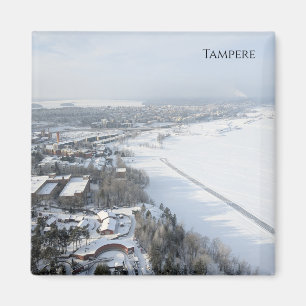 Tammerfors på vintern magnet
