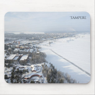 Tammerfors på vintern musmatta
