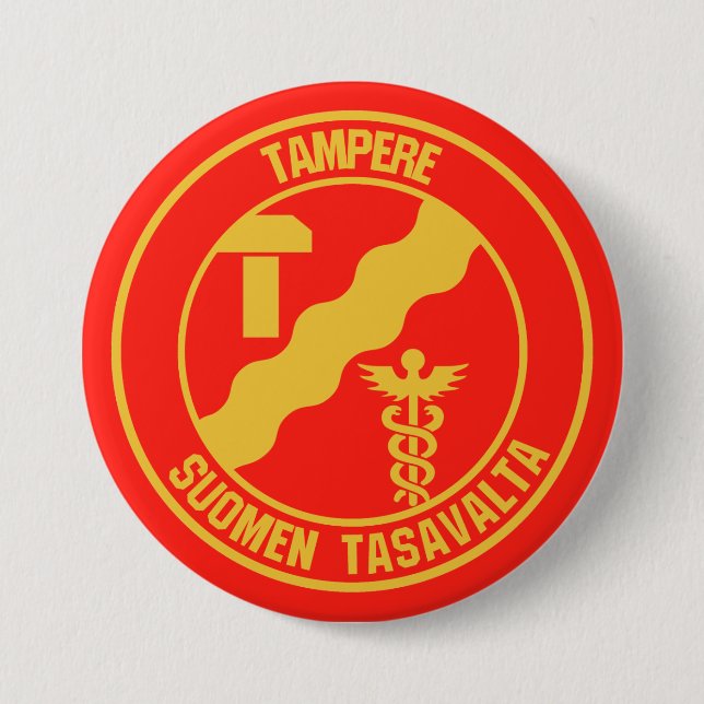 Tammerforsrundans emblem knapp (Framsida)