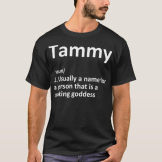 TAMMY Definition Personlig Namn Funny Birthday T Shirt