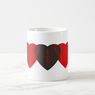 Tampa Bay Buccaneers Heart Design Kaffemugg