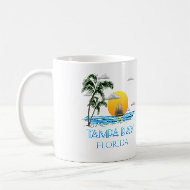 Tampa Bay Florida Kaffemugg (Vänster)