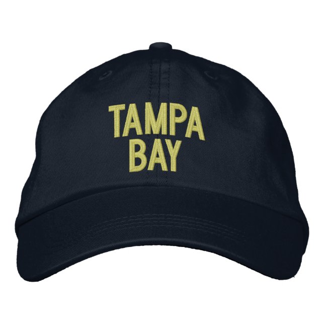 Tampa Bay, Florida Personlig Justable Hat Broderad Keps (Framsida)
