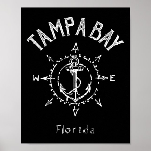 Tampa Bay Florida Sailing Poster (Framsidan)