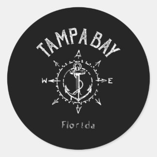Tampa Bay Florida Sailing Runt Klistermärke