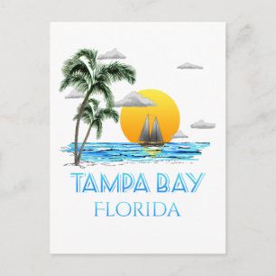 Tampa Bay Florida Sailing Vykort