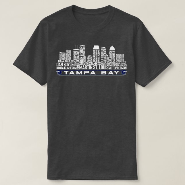 Tampa Bay Hockey Team All Time Legends Tampa Bay S T Shirt (Design framsida)