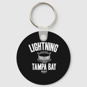 Tampa Bay Lightning Hockeypuck Blå Officiellt Lice Nyckelring