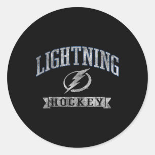 Tampa Bay Lightning Vintage Hockey officiellt lice Runt Klistermärke