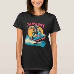 Tampa Bay Pirat Florida Jetski Båttur Rollig Gasp T Shirt