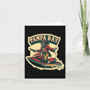 Tampa Bay Pirat Florida Jetski Boating Funny Gasp Kort