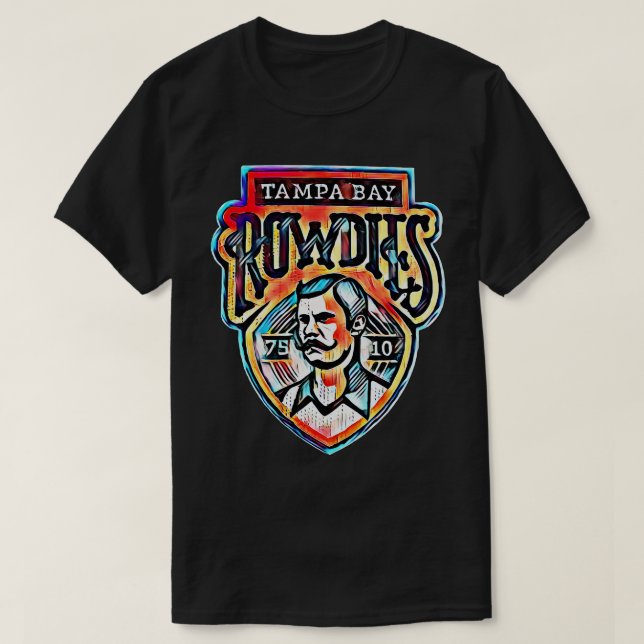 Tampa Bay Rowdies Soccer T Shirt (Design framsida)