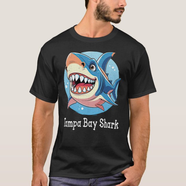 Tampa Bay Shark T Shirt (Framsida)