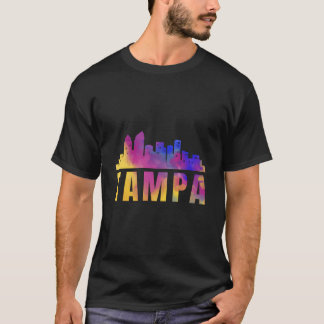 Tampa Bay Skyline Art City Florida Fl State U T Shirt