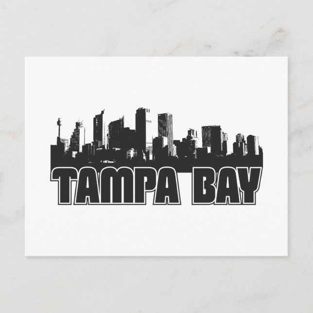 Tampa Bay Skyline Vykort (Framsida)