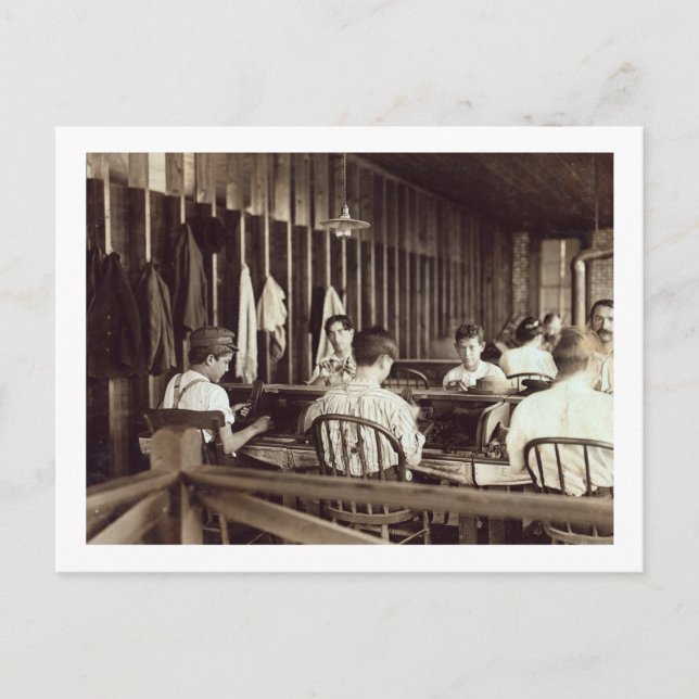 Tampa Cigar Boys, 1909 Vykort (Framsida)