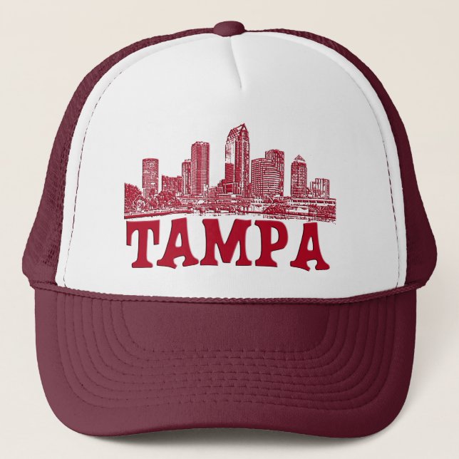 Tampa Fl Skyline Gear Keps (Framsida)
