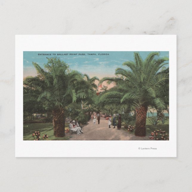 Tampa, FL - Vy över ingången till Ballast Point Pa Vykort (Framsida)