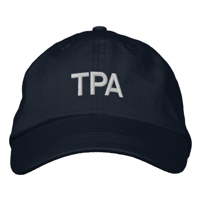 Tampa Florida Embroized Baseball Hat Broderad Keps (Framsida)