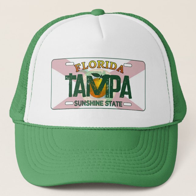 Tampa Florida-flagga Keps (Framsida)