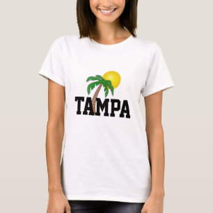 Tampa, Florida handflatan träd T Shirt