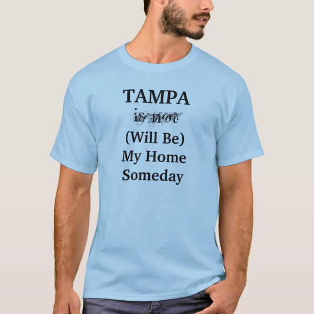 TAMPA Florida Hem Resa T-shirt (Framsida)