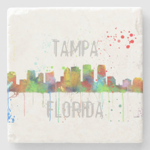 TAMPA FLORIDA HORISONT UNDERLÄGG STEN