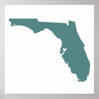 Tampa, Florida Kärlek Poster