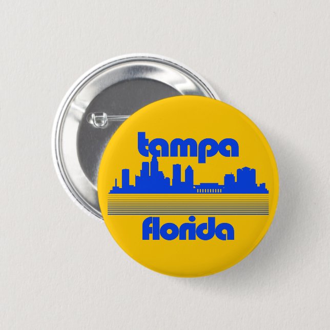 Tampa Florida Knapp (Framsida & baksida)