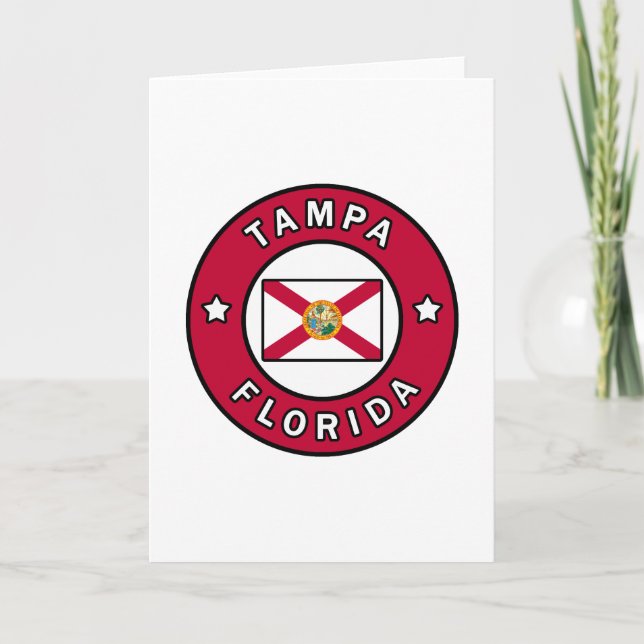 Tampa Florida Kort (Framsida)