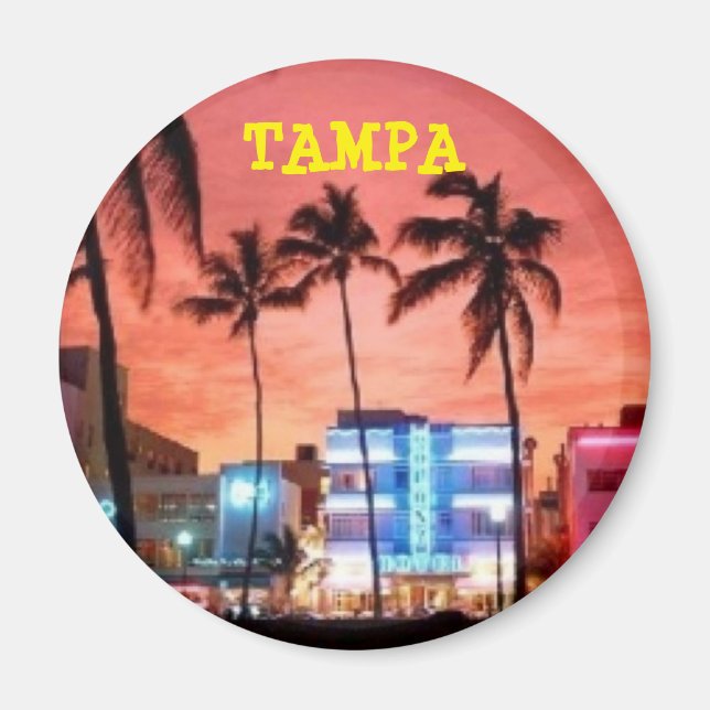 TAMPA, Florida Magnet (Framsidan)