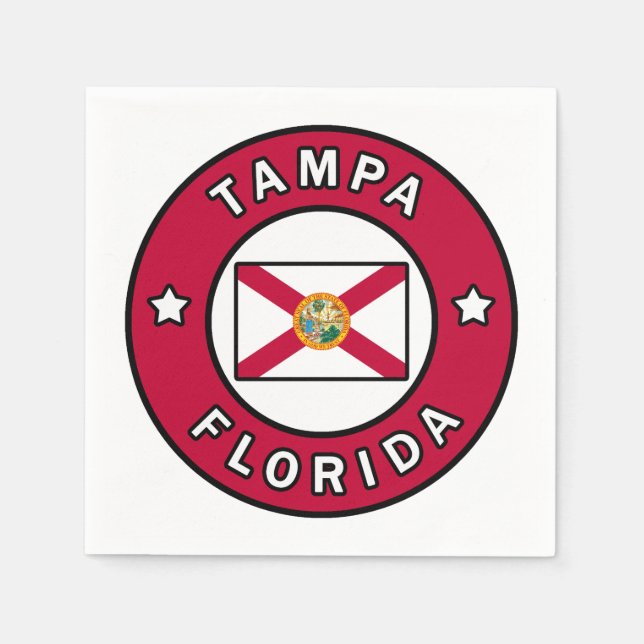 Tampa Florida Pappersservett (Framsidan)