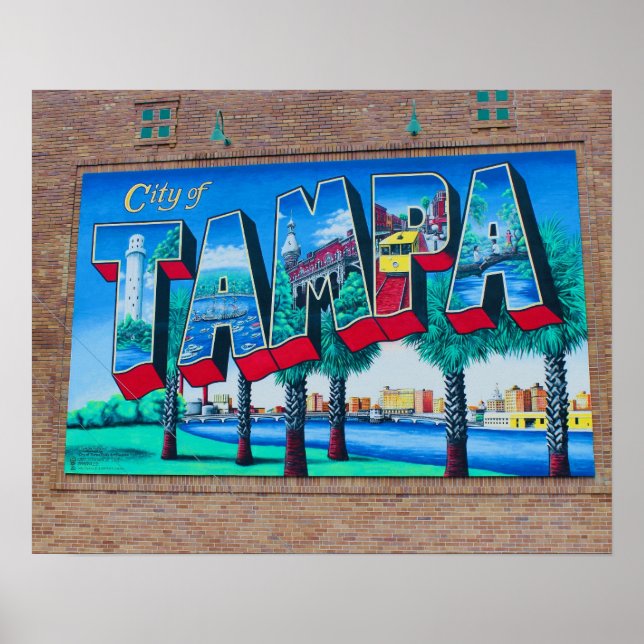 Tampa, Florida Poster (Framsidan)