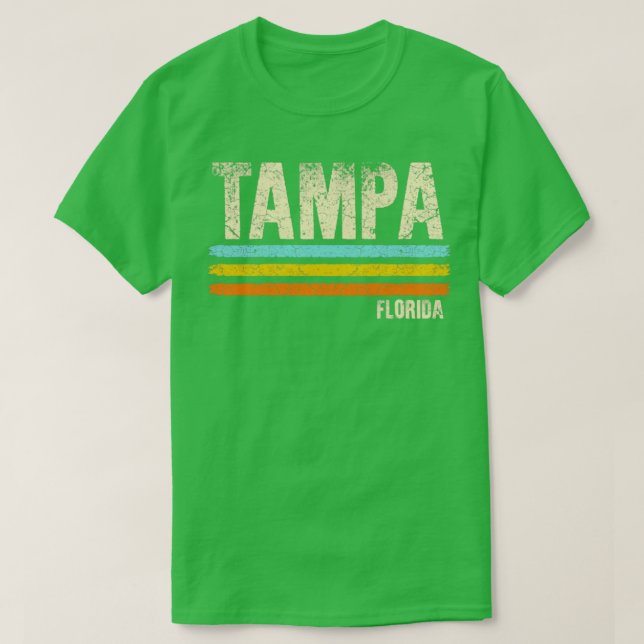 Tampa Florida Retro T Shirt (Design framsida)