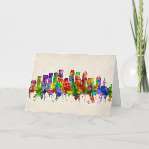 Tampa Florida Skyline Helgkort