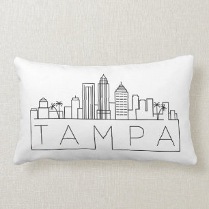 Tampa, Florida Skyline Lumbar Pillow Lumbarkudde