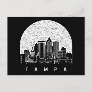 Tampa Florida Skyline Vykort